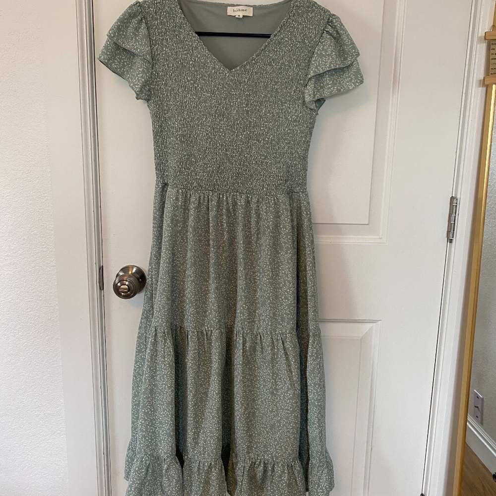 Böhme Midi Dress - S (can be maternity)